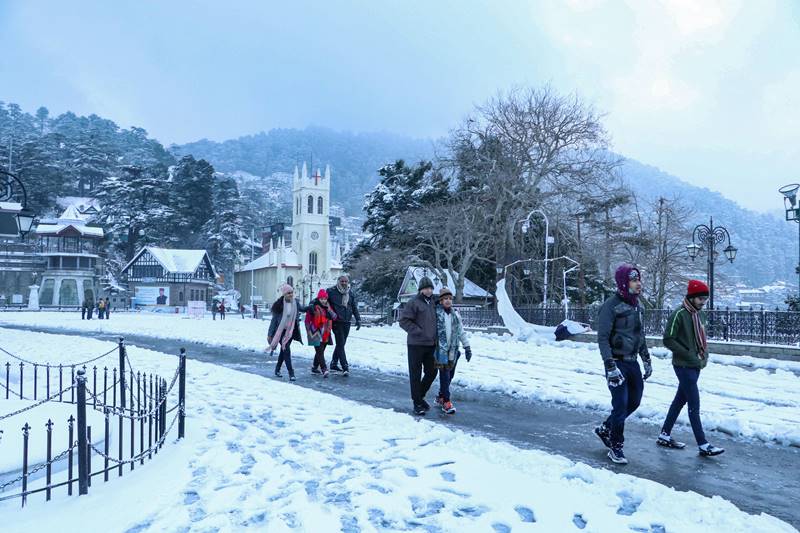 Snowfall in Himachal, Shimla snowfall, manali snowfall, leh tunnel, manali leh tunnel, atal tunnel, manali to leh tunnel distance, manali to atal tunnel distance, weather manali, weather shimla