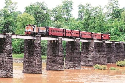 The Billimora-Waghai train comprises of five coaches and the fare of this train service is Rs 15. (File image: IE)