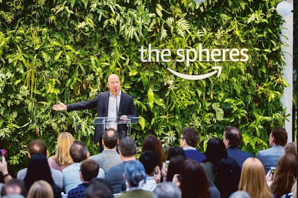 The book talks about the culture of innovation characterised by Amazon’s Jeff Bezos, a champion of day one philosophy (Photo source: Bloomberg)
