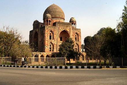 Rahim's talent of hydraulic engineering was evident from the discovery of a fountain which lifted water by as much as 20 feet and showered it on the sandstone terrace of the mausoleum. (Credit : The Indian Express)