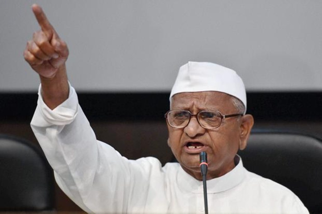 Anna Hazare has threatened to launch protest by next month if farmers' demands are not met. (PTI)