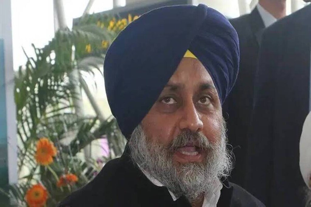 Former Punjab Deputy Sukhbir Singh Badal