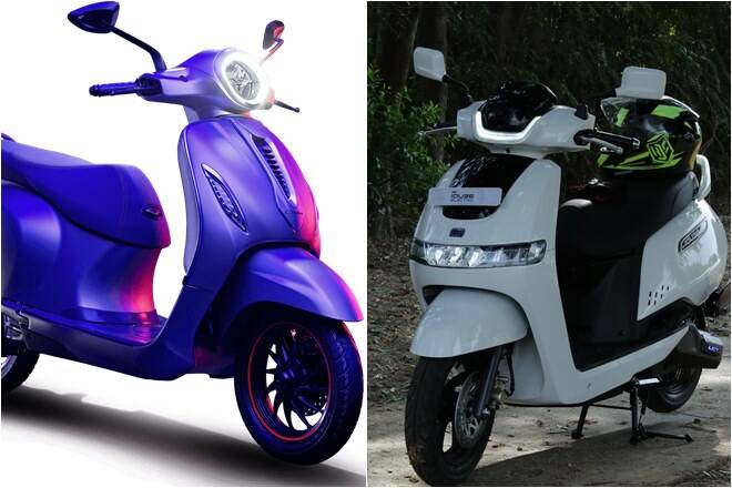 Bajaj Chetak electric scooter beats TVS iQube again in November 2020 two-wheeler sales