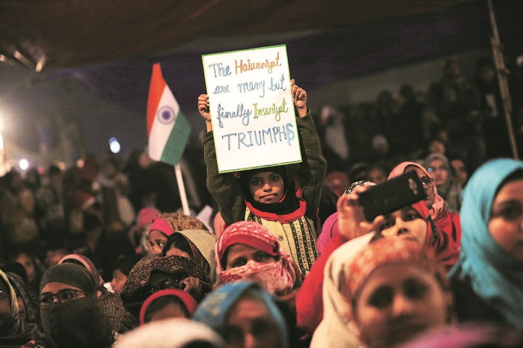 A file photo of protesters at Shaheen Bagh in Delhi Express photo A file photo of protesters at Shaheen Bagh in Delhi Express photo
