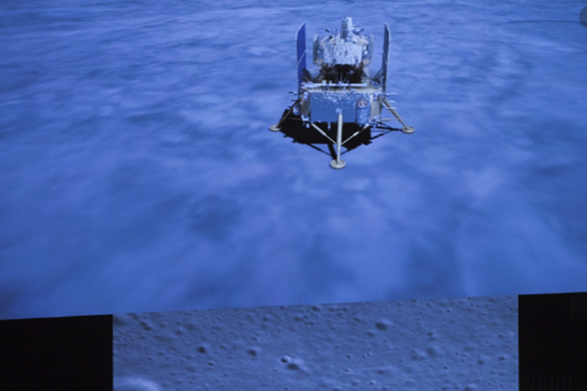 The Chang'e 5 touched down on Tuesday on a mission to return lunar rocks to Earth for the first time since 1976. (Photo source: AP) The Chang'e 5 touched down on Tuesday on a mission to return lunar rocks to Earth for the first time since 1976. (Photo source: AP)