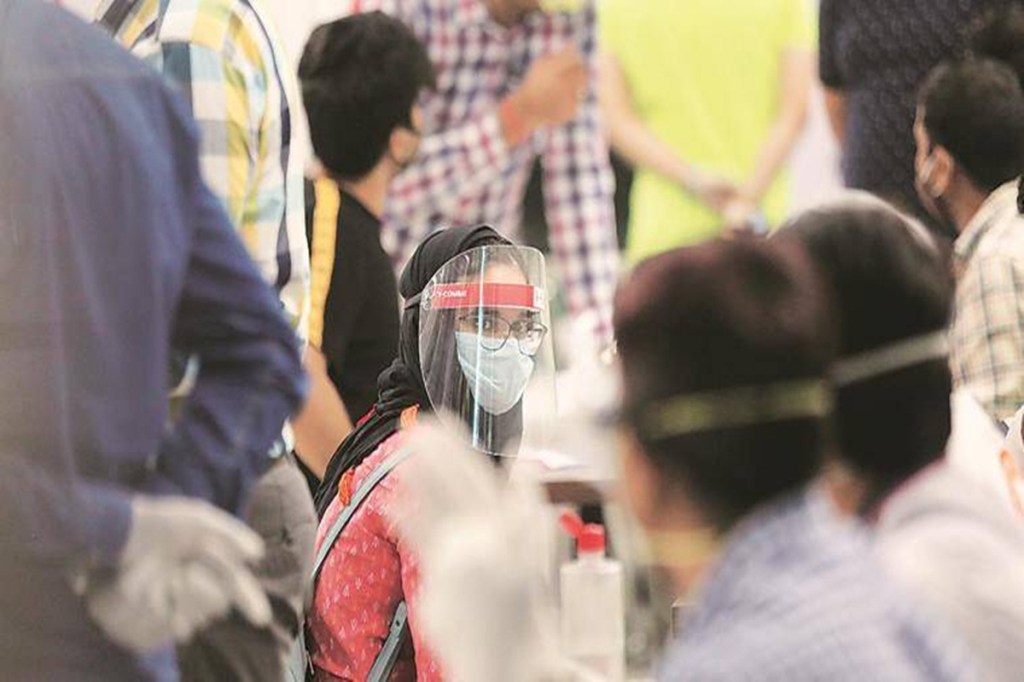 The fresh cases came out of 72,335 tests, including 35,611 RT-PCR ones, conducted on Saturday, according to the latest bulletin issued by the Delhi health department. (Photo source: IE)