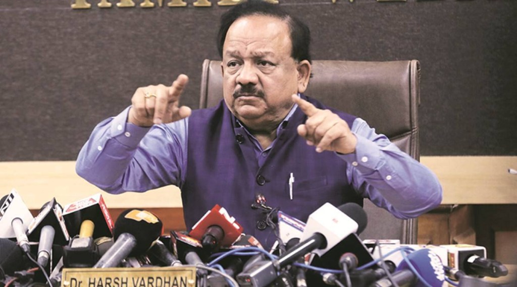 Union Health Minister Harsh Vardhan