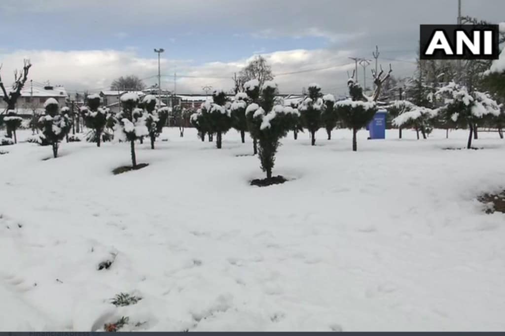 jammu snowfall, jammu kashmir snowfall