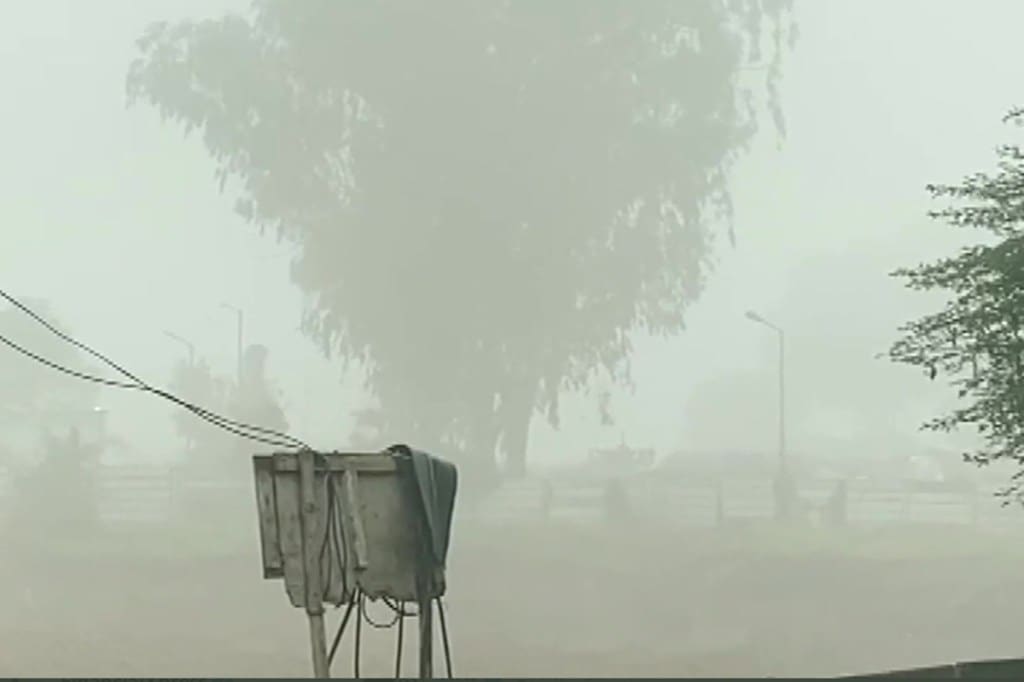 The minimum temperature recorded in the national capital was recorded at 3.8 degrees Celsius, which is five degrees lesser than what the normal temperature is expected to be for this time.