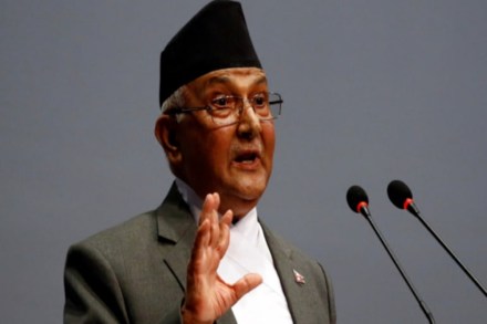 KP Sharma Oli today recommended dissolution of Parliament. (Reuters)