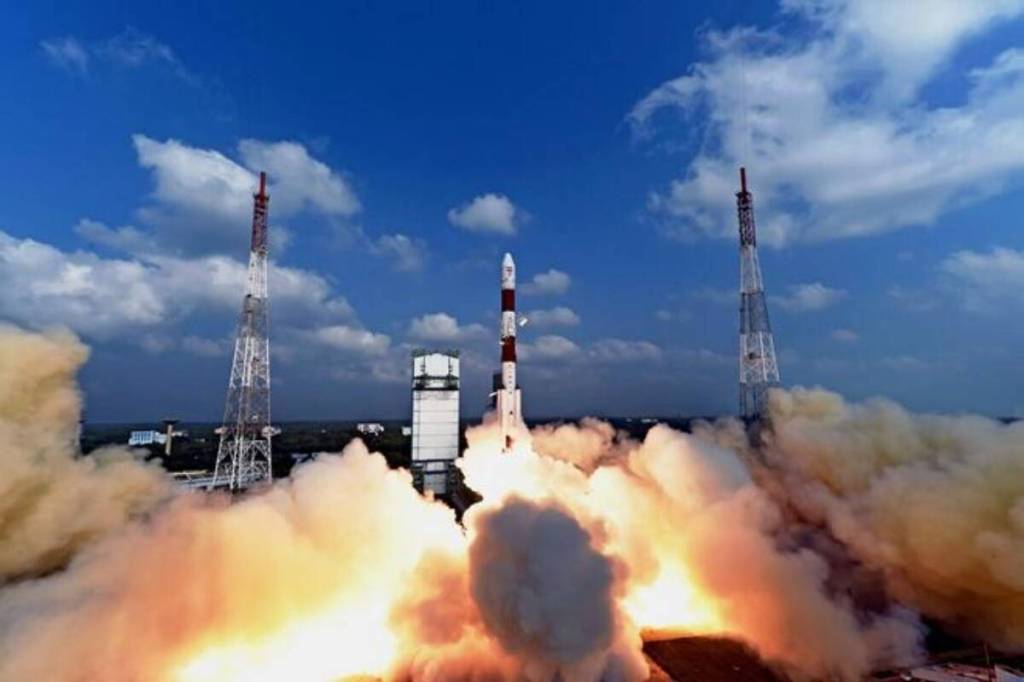 The polar satellite launch vehicle's 52nd mission is scheduled for lift-off at 15.41 hours on Thursday from the second launch pad at the spaceport of Sriharikota 'subject to weather conditions'. (Representative image)
