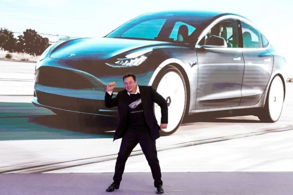 tesla elon musk car collection images
