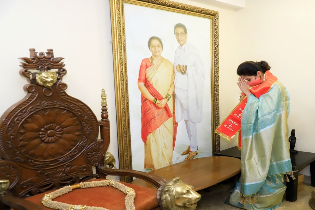 Urmila Matondkar today joined Shiv Sena in the presence of party president Uddhav Thackeray.