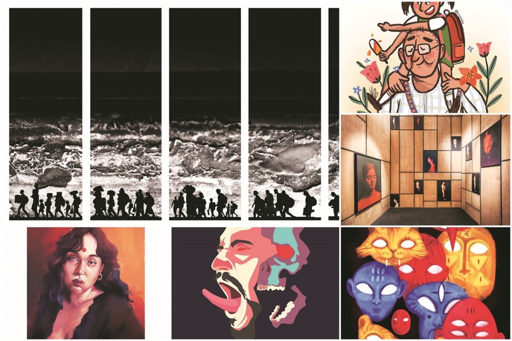 Digital art is often perceived as less tedious compared to the traditional form, as the common belief is that it does not require years of training.