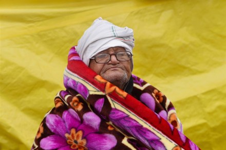 A farmer during the ongoing agitation over the new farm laws, at Singhu border in New Delhi (PTI Image) A farmer during the ongoing agitation over the new farm laws, at Singhu border in New Delhi (PTI Image)