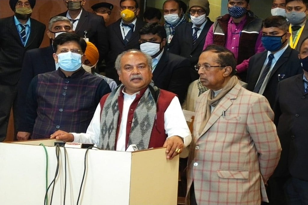The minister, sounding vexed, added: “Some people, who are used to oppose all good works, are creating misunderstanding between government and farmers...they are using the current protest for their own political benefits. Due to this, we have not been able to reach any conclusion. I am disappointed.”