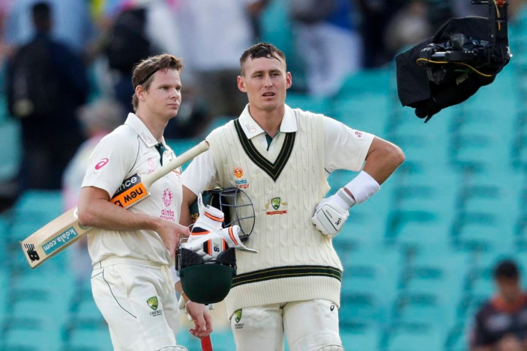 Aus v Ind 3rd Test Australia ride on Pucovski, Labuschagne half-centuries to end run-curtailed Day 1 at 166/2