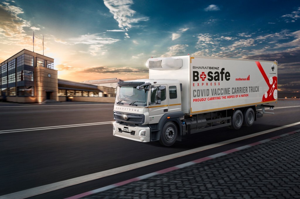 Daimler launches 8 new models in BharatBenz CV range, including Covid-19 vaccine truck
