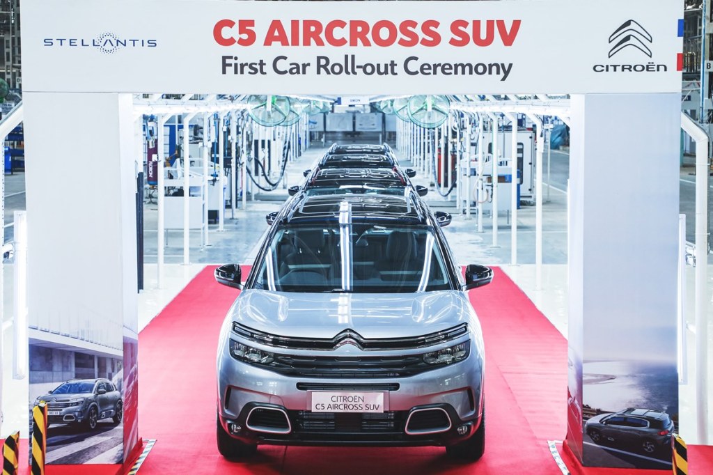 New Citroen C5 Aircross SUV rolled out from Tamil Nadu plant