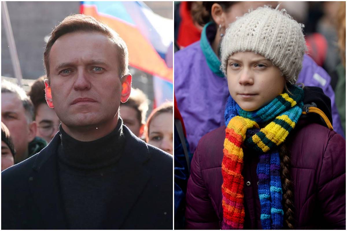 Greta Thunberg Alexei Navalny Nobel Peace Prize