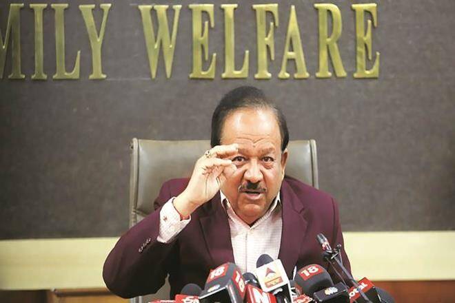 Union Health Minister Harsh Vardhan.