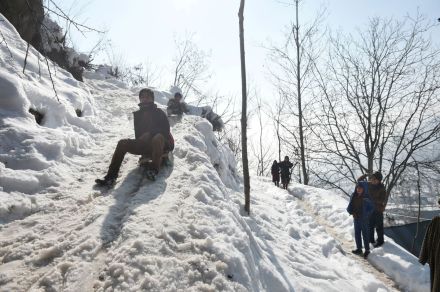 kashmir snowfall, jammu and kashmir weather update