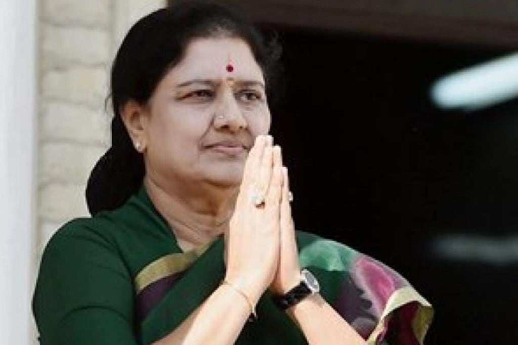 After being released from a Bengaluru prison following completion of a four-year term in an assets case, Sasikala had last month announced her intention to engage in active politics. After being released from a Bengaluru prison following completion of a four-year term in an assets case, Sasikala had last month announced her intention to engage in active politics.