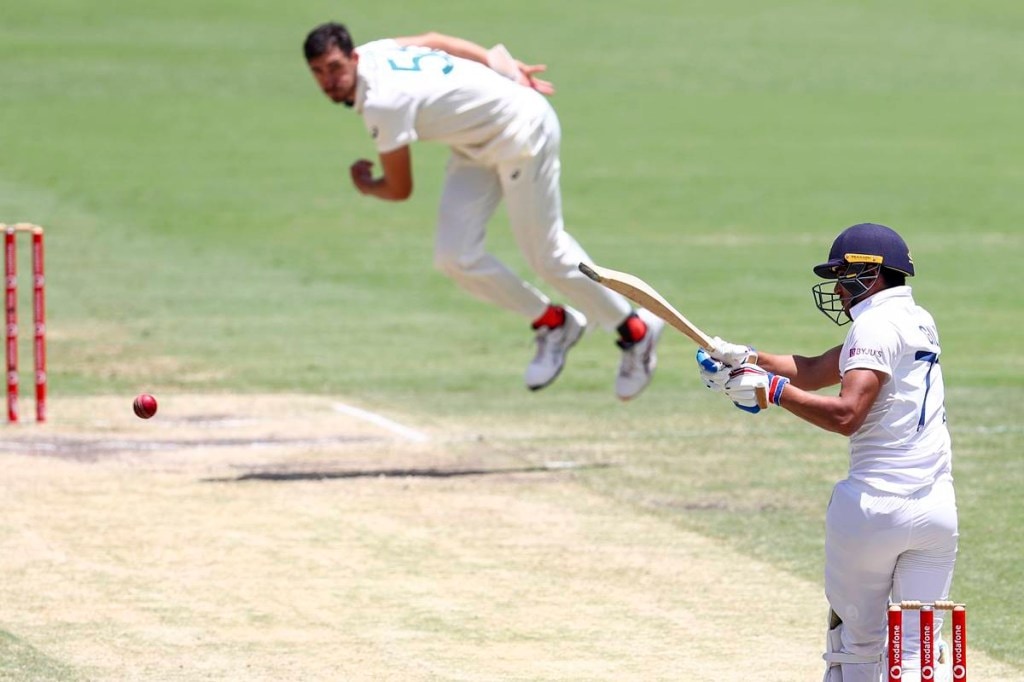 Shubman Gill Mitchell Starc India vs Australia Gabba Brisbane Test