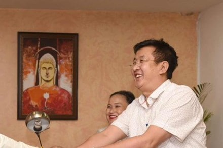 Nakap Nalo, Tourism Minister of Arunachal Pradesh (Photo source: Twitter/PIB) Nakap Nalo, Tourism Minister of Arunachal Pradesh (Photo source: Twitter/PIB)