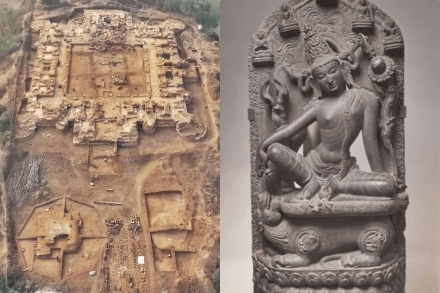 ancient city of Krimila near Lakshisarai, excavations at a hilltop in Bihar, monastry ina hilltop in Bihar, clay sealing found in Lal pahari, Srimaddhama vihara., who is vijayashree Bhadra, buddhish stupa during the early medieval perios, ancient administrative town of Kramila, Archeological Survey of india excavations in Bihar