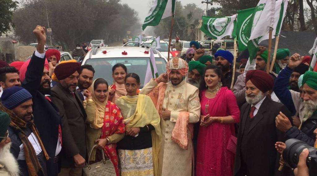 farmers protest