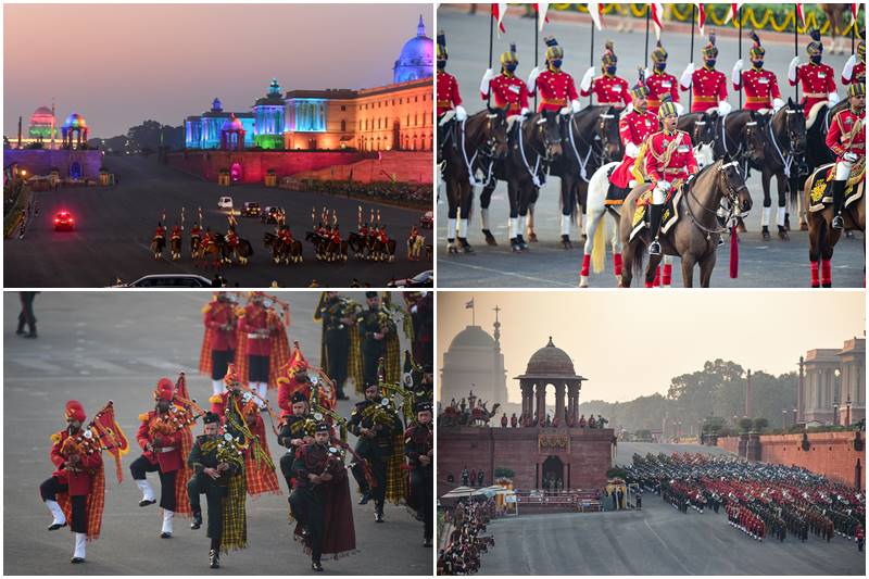 Beating Retreat pictures, Beating Retreat 2021, Beating Retreat photos, Republic Day, Beating Retreat celebrations, Beating Retreat ceremony, Republic Day 2021