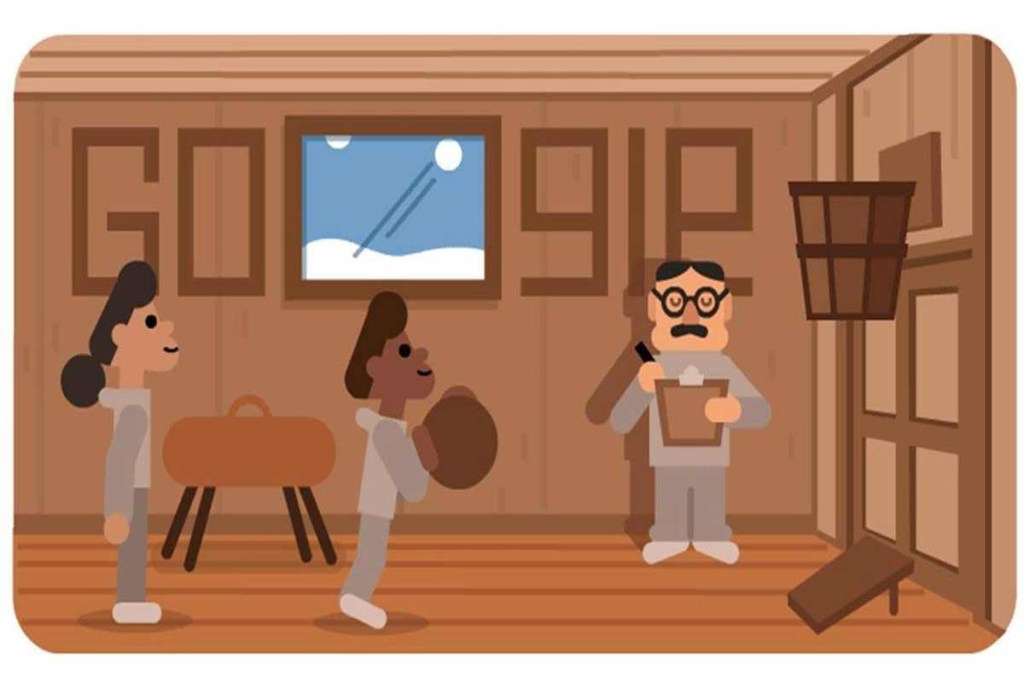 google doodle Dr James Naismith