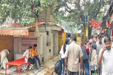 The Mayor said that last year in August, the Delhi government wrote to the NDMC Commissioner stating that "these two places — Pagal Baba mandir and Chhota Hanuman Temple — should be removed as soon as possible. (Pic: IE)