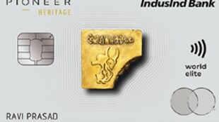 indusind metal credit card