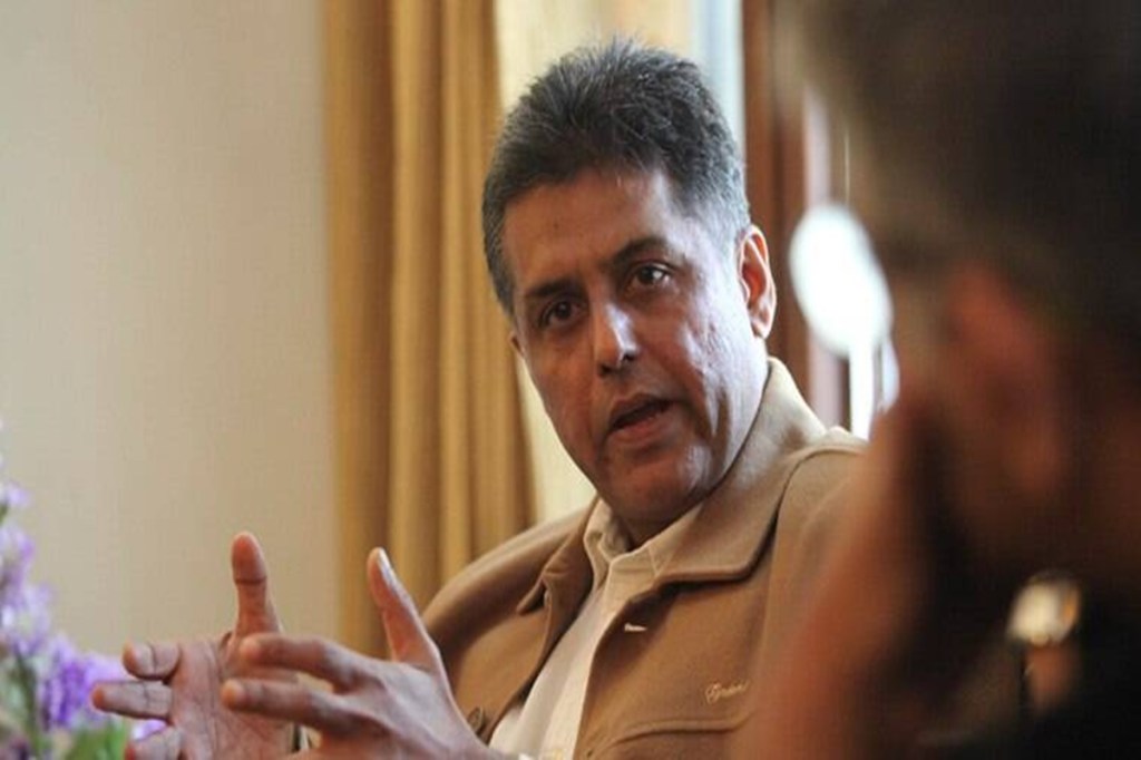 Congress leader Manish Tewari Congress leader Manish Tewari