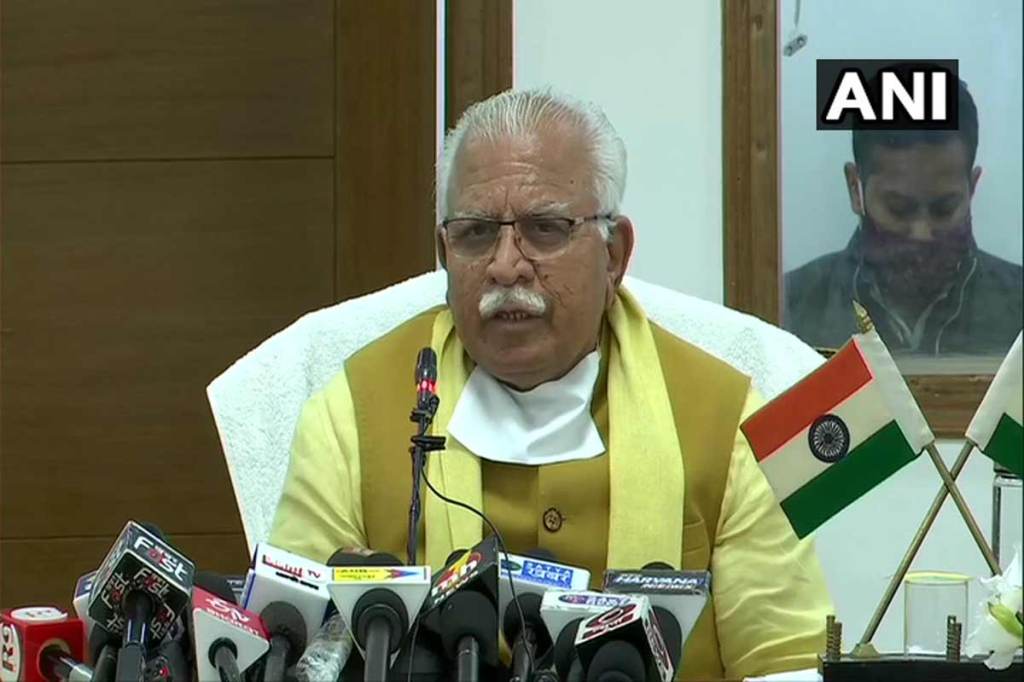 Haryana Chief Minister Manohar Lal Khattar Haryana Chief Minister Manohar Lal Khattar