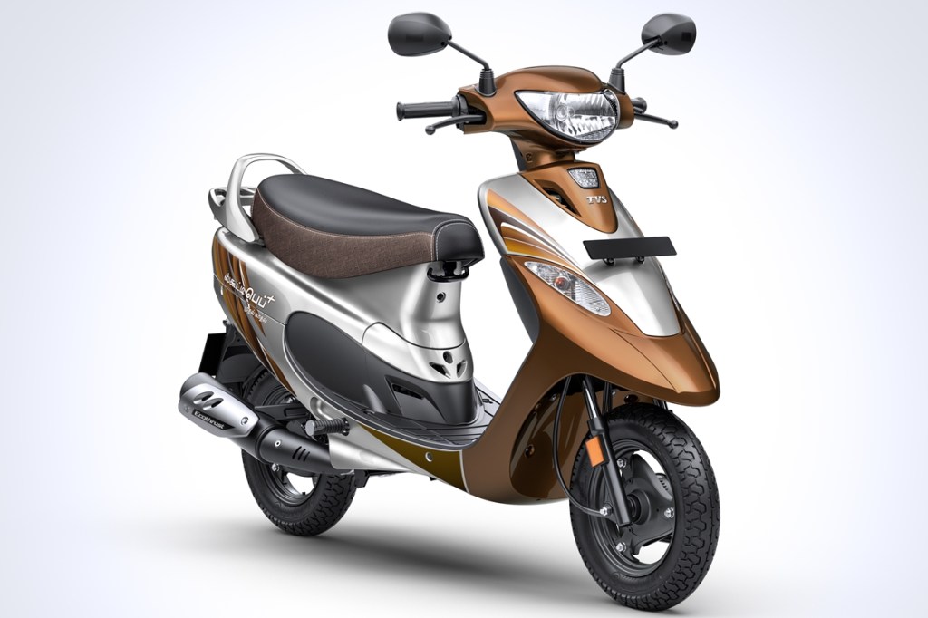 tvs scooty pep plus Mudhal Kadhal edition