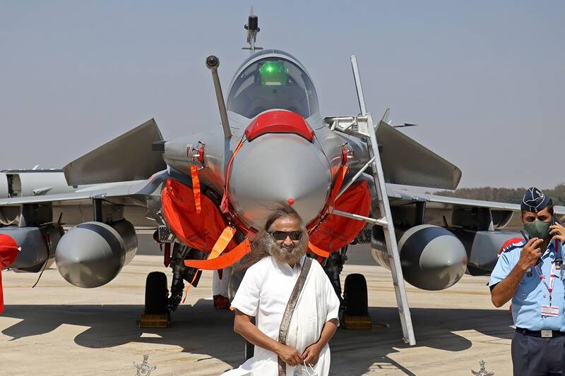 Aero India 2021, Aero India, Aero India 2021 theme, Aero India 2021 bangalore, Aero India 2021 bengaluru, Aero India 2021 live, Aero India 2021 images, Aero India 2021 photos, Aero India 2021 pics, rajnath singh, defence, Tejas, Sukhoi, Rafale, Hawk, Surya Kiran aircraft, Bengaluru Air Show