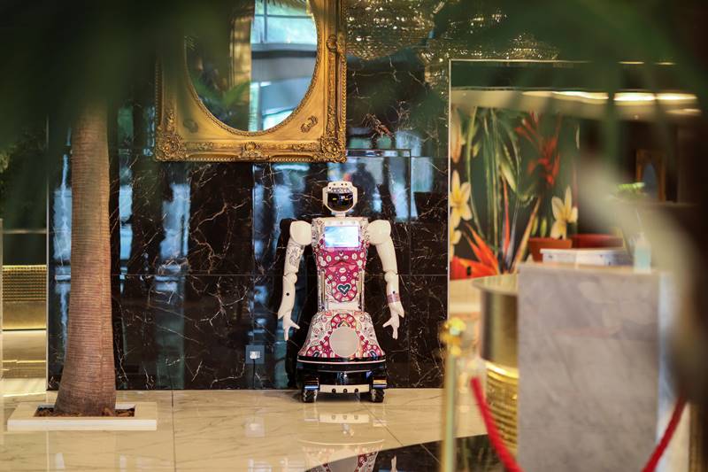 coronavirus, coronavirus pandemic, coronavirus in south africa, covid-19, south africa, Johannesburg, robot, robot in hotel, Hotel Sky, Johannesburg hotels