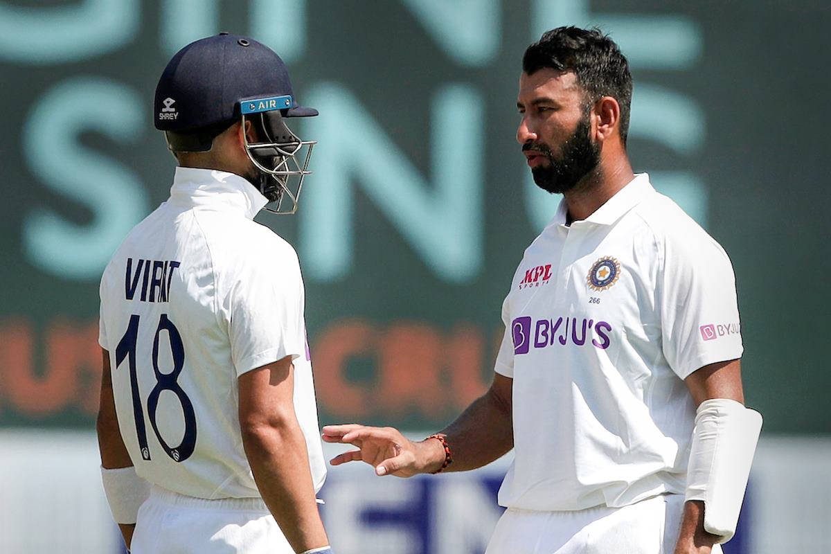 Cheteshwar Pujara Virat Kohli