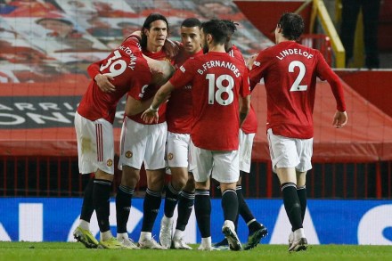 Edinson cavani Man United vs Southampton Manchester