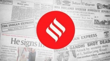 The slow and steady visuals similar to the ones recorded at the beginning of the video recur again as the bird crosses the waterbody and flies above the bank into its distant world. (Credit: The Indian Express)