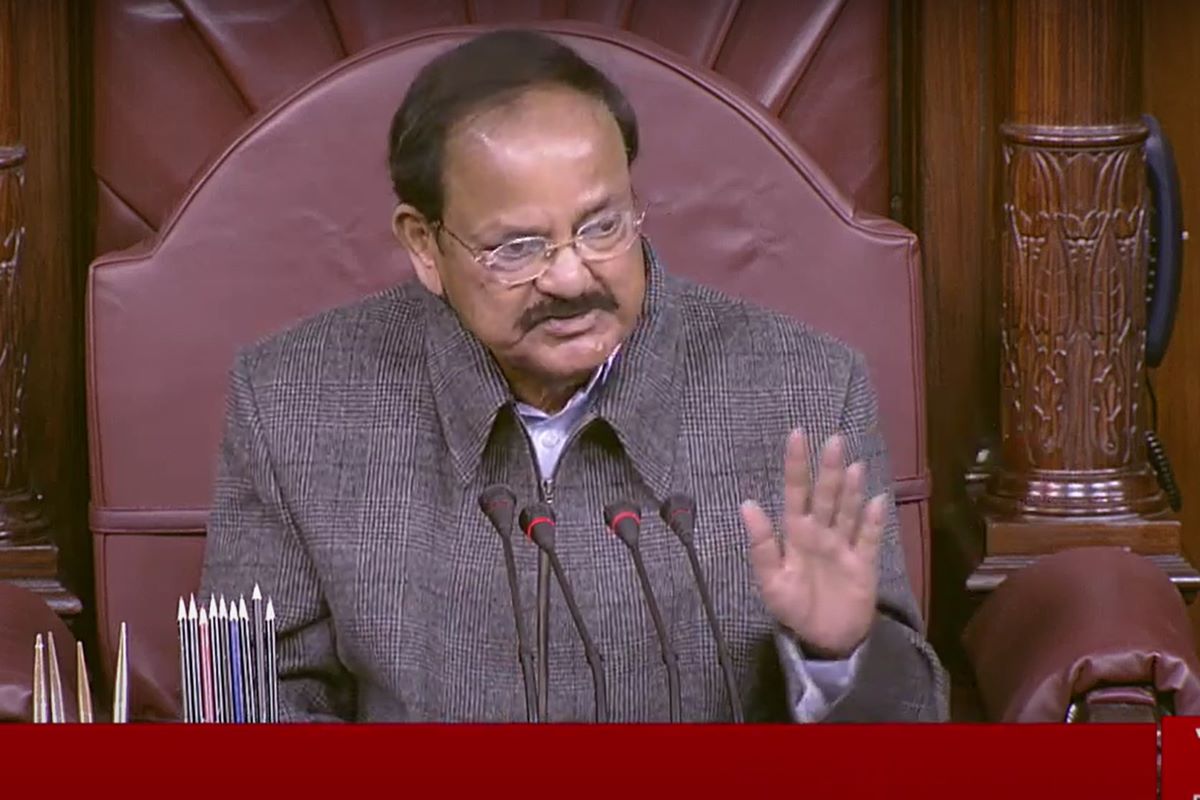 Rajya Sabha let go question hour as opposition MPs created ruckus