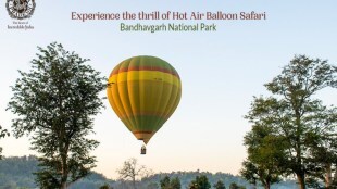 MP Tourism, Bandhavgarh Tiger Reserve, SkyWaltz Hot Air Balloon safari,