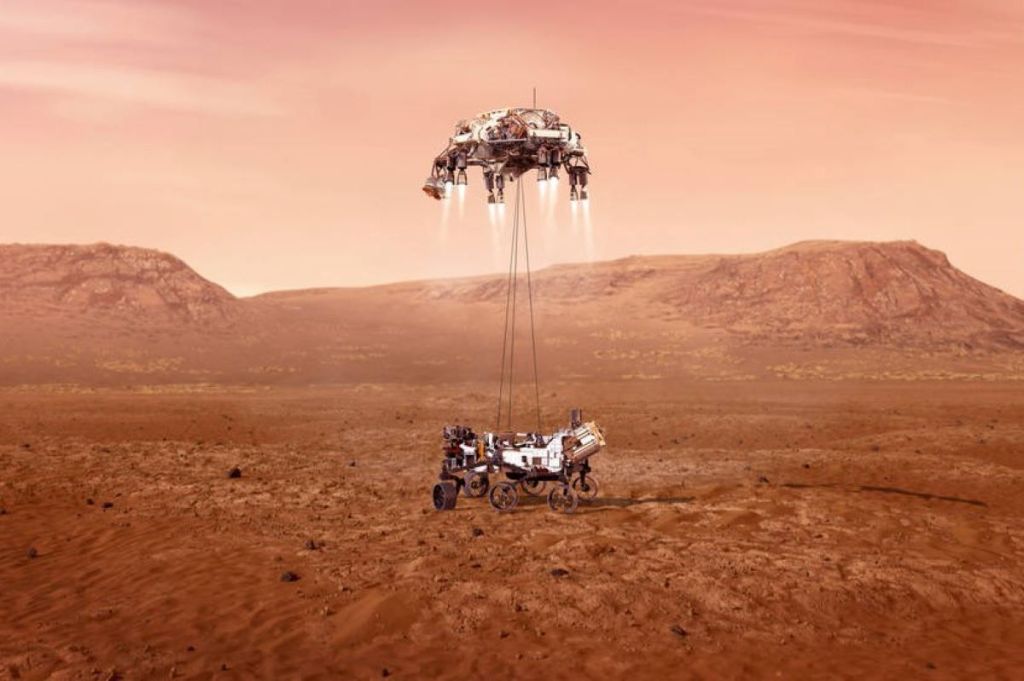 NASA perseverance rover mars mission landing