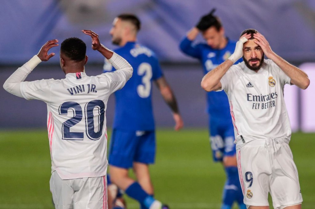 Real Madrid Vinicius Junior Karim Benzema