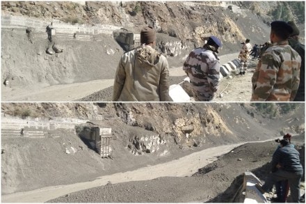 Uttarakhand: A glacier broke off at Joshimath in Chamoli district, leading to a massive flood in the Dhauli Ganga river. 