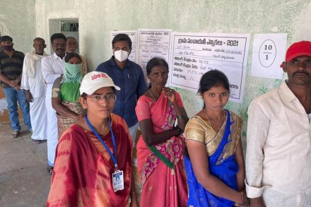 Andhra Pradesh Police has deployed Grama Mahila Samrakshana Karyadarshis at the polling stations to ensure transparency and accountability during the Gram Panchayat Elections. 