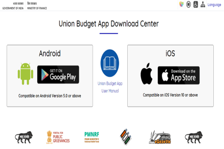 The Union Budget Mobile App is said to have a user-friendly interface along with embedded features that will allow users to download, search, print, bidirectional scrolling, zoom in or out documents, table of contents as well as external links.